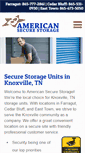 Mobile Screenshot of americansecurestorage.com